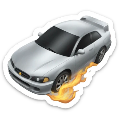 Car drifting sticker