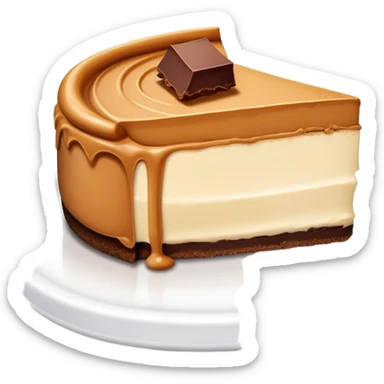 Peanut butter chocolate cheesecake  sticker