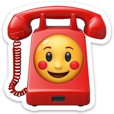 A very happy phone sticker