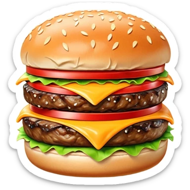Wagyu Beef Burger sticker