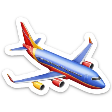 southwest airplane sticker