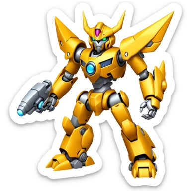 Wargreymon-Medabots-fusion sticker