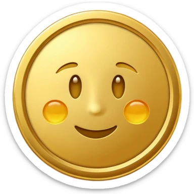 The secret to success emoji that looks like digital currency sticker