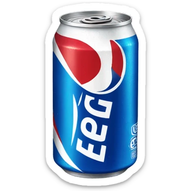 Ice cold can of Pepsi sticker