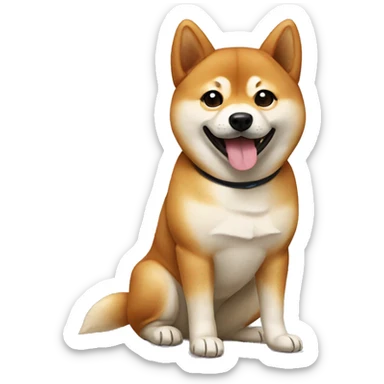 Sesame shiba  sticker