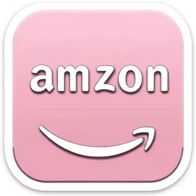 amazon prime video aesthetic logo in pastel pink sticker