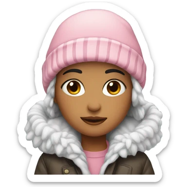 Winter girly  sticker