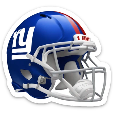 New York Giants helmet sticker