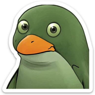 A cute penguin emoji sticker