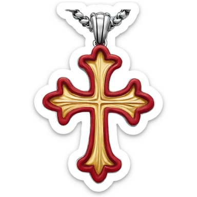 chrome hearts cross sticker