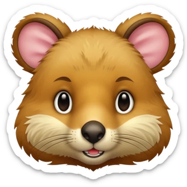 real-life marsupial sticker