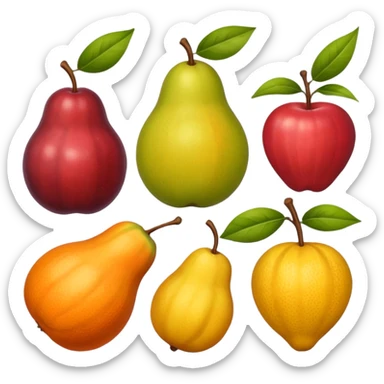 fruit seed sticker
