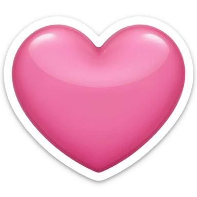Cœur rose  sticker