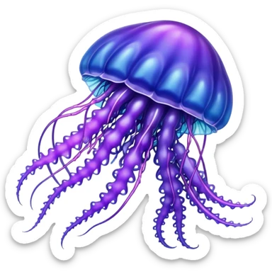 Portuguese man o war sticker