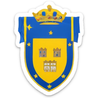 Cádiz cf escudo sticker