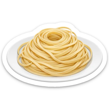pasta angel hair noodles sticker