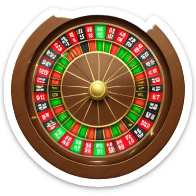 roulette wheel sticker