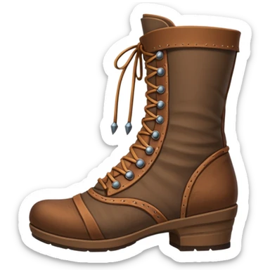 medievil boots, simple fantasy adveture boots, female sticker