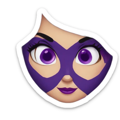 Raven Queen from ever after high sticker