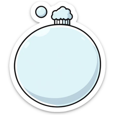 Snowball sticker