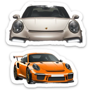 Porsche 911 gt3 rs  sticker