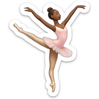 Ballet dancer sticker