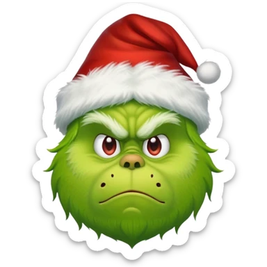 Grinch like sticker
