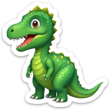 Dinosaure malade  sticker