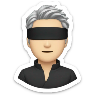 Satoru gojo blindfold sticker