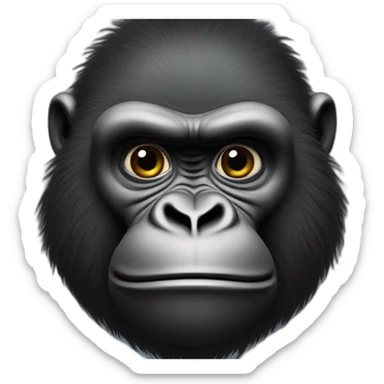Gorille vert sticker