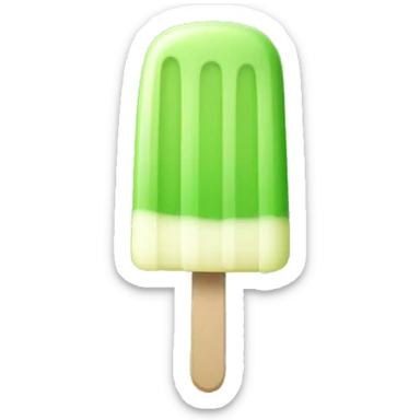 Light Green popsicle sticker