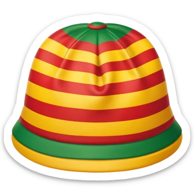 Jamaican hat  sticker