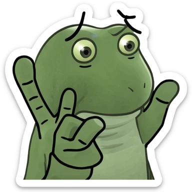 6 fingers on one hand sticker