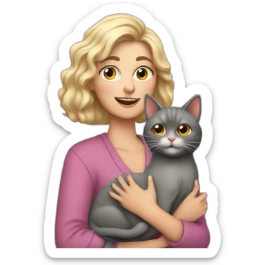 crazy cat lady sticker