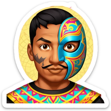 Luchador sticker