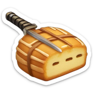 katana pastry sticker