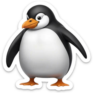 Penguin kills Peter griffin  sticker