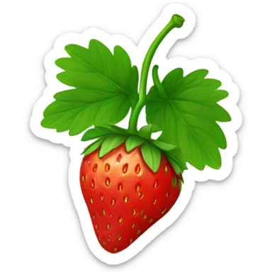 strawberry sticker