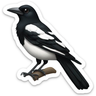 A magpie sticker