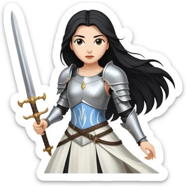 Hande Erçel as a lady from game of thrones from House Dayne. sticker