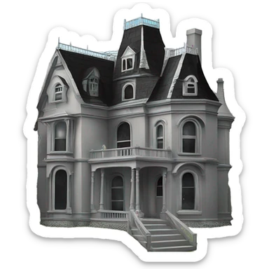 Darth Vader and Barbie’s very dusty old disturbing disgusting ghostly haunted horror dream house mansion  sticker