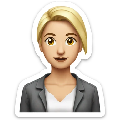 Joanna wiedźma z różdżką sticker