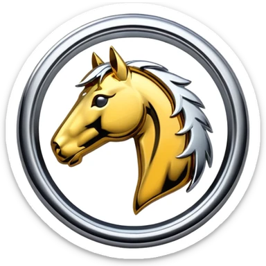 Mustang logo sticker