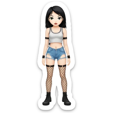 alt-girl в полный рост sticker