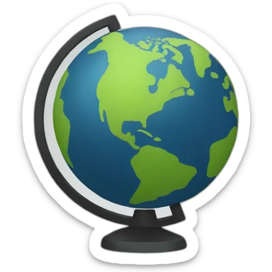 globe sticker