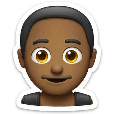 Emoji con cachos sticker
