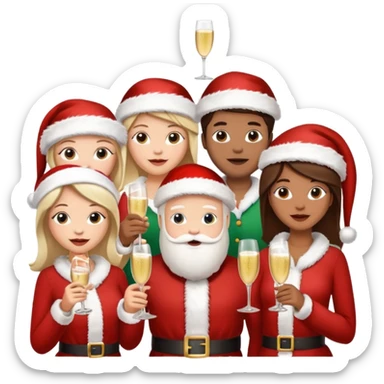 Family Xmas sticker