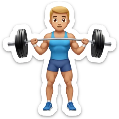 barbell-shrugs sticker
