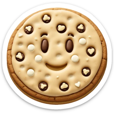 White chocolate chip chips ahoy cookie sticker