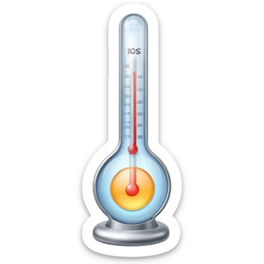 Thermometer sticker